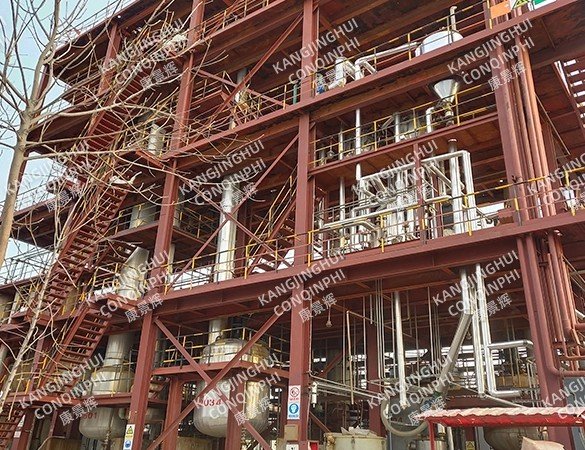 Evaporador de doble efecto de cloruro de sodio de 1 t/h de una planta química fina