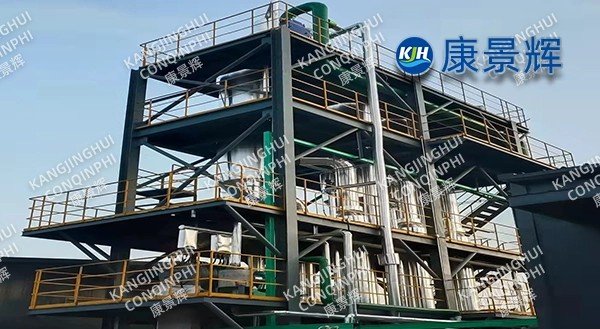 Un evaporador de triple efecto de 100 m³/d que maneja aguas residuales de desulfuración