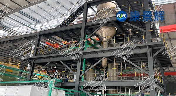 Un evaporador MVR de 5 t/h para la eliminación de impurezas del electrolito de aluminio y la extracción de litio