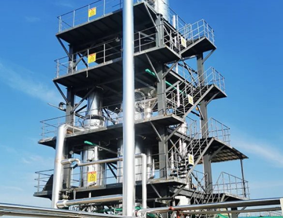 Evaporador de recompresión mecánica de 4 t/h