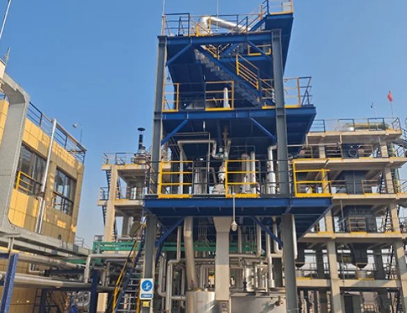 Evaporador de recompresión mecánica de sulfato de sodio de 3 t/h