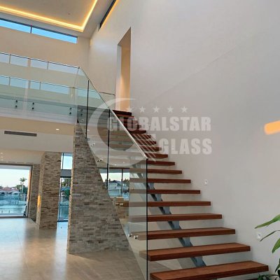 Glass balustrades
