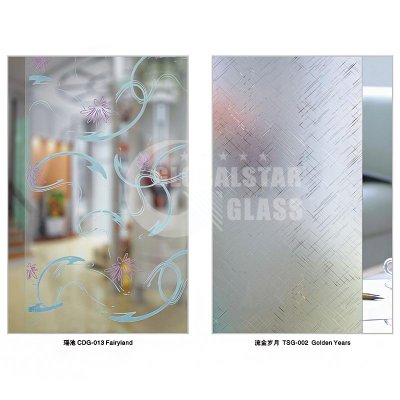 Acid Etched Glass