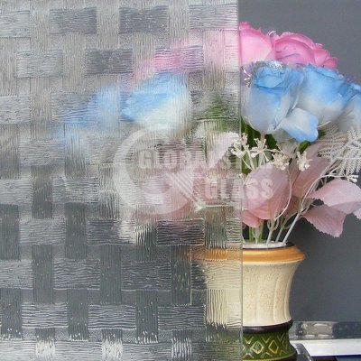 Clear pattern glass 