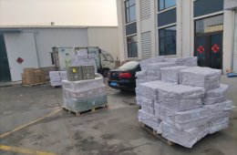 Two 40HC containers loaded for African customer