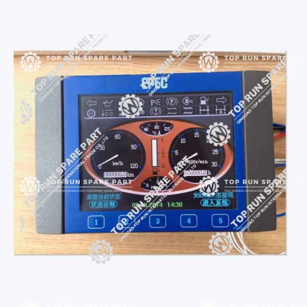 XCMG QY130K crane truck cabin display