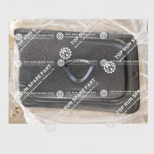 Door panel for operator cab