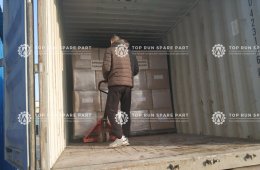 XCMG wheel loader and truck crane spare parts send to Thailand.