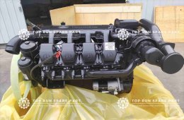 XCMG QY130K truck crane engine send to Russia