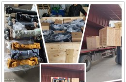 XCMG and SHANTUI wheel loader part send to Russia