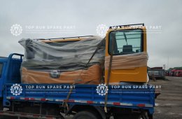 XCMG QY70K driver cabin assy and operation cabin assy send to South Africa