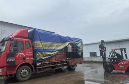 Заголовок: Крупная отгрузка оборудования XCMG, SANY, Zoomlion и Shantui успешно отправлена в Россию