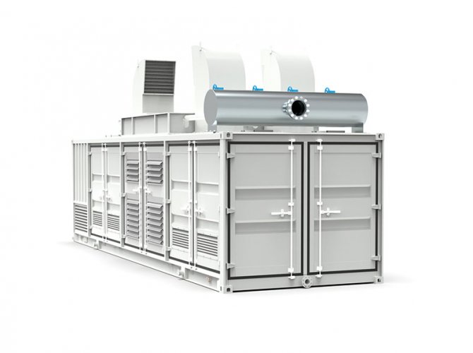 1200kw Cummins natuarl gas generator single unit power plant