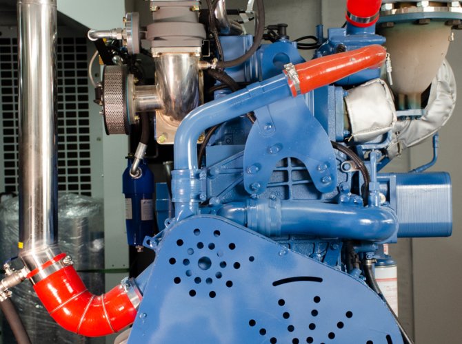 1.5MW Yuchai natural gas generator set 4 units in parallel