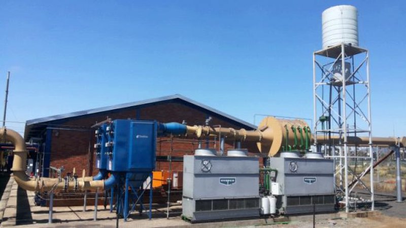 9.1MW Ferrochrome exhaust Power Plant in Glencore (South Africa plant) 