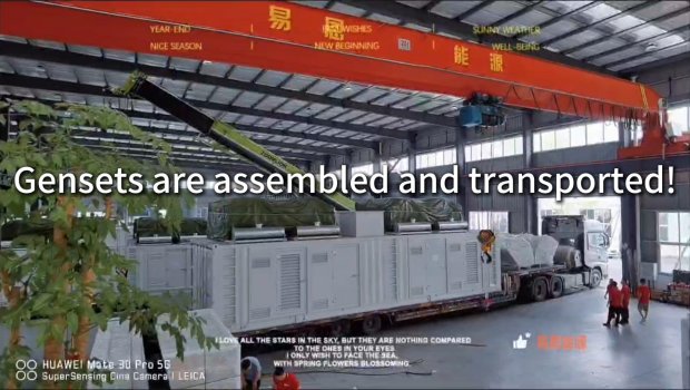 Gensets are assembled and transported!