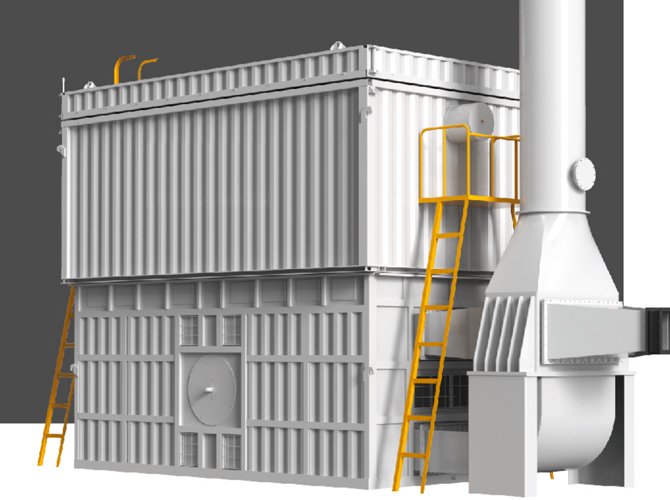 Regenerative Thermal Oxidation (RTO) Device