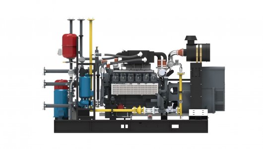 Combined heat and power configuration - 500kW Deutz Gas Generator