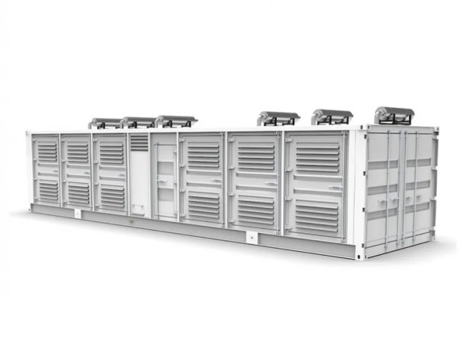 3MW Huachai-Deutz Natural Gas Generator 6 units V12 engine in parallel