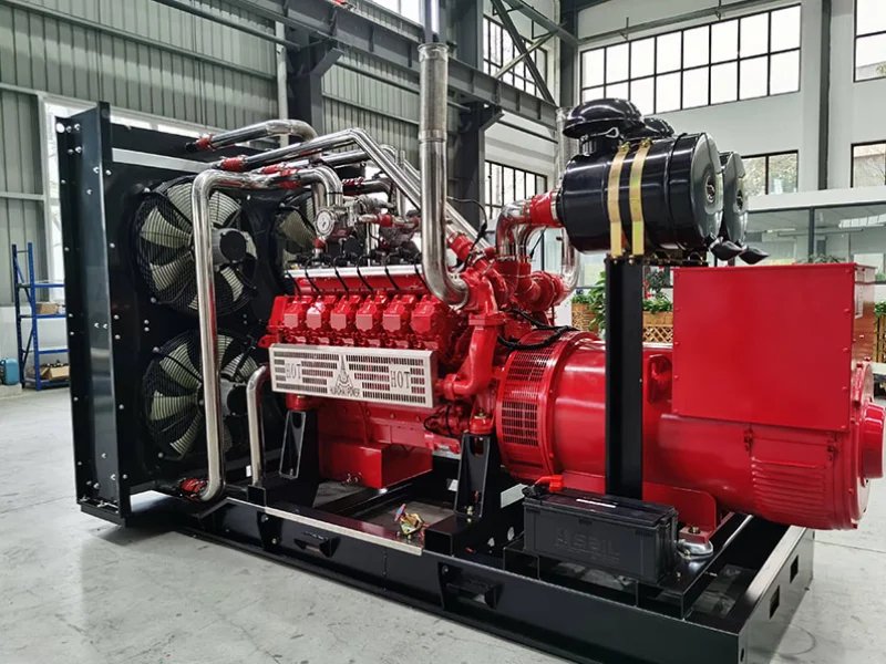 DEUTZ biogas generator 4 units parallel power plant installation