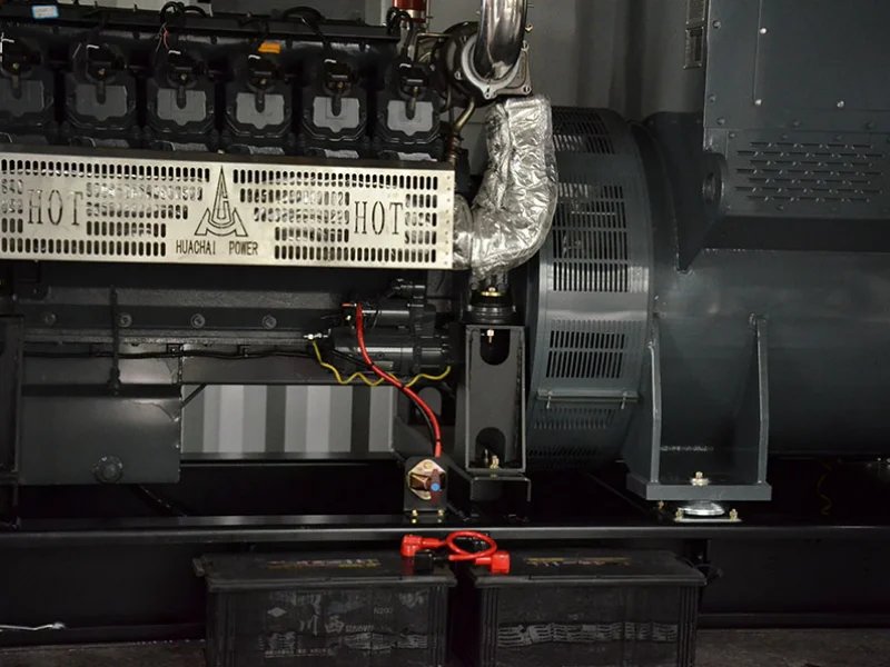 Huachai‑Deutz 2.5MW natural gas generator five units in parallel V12