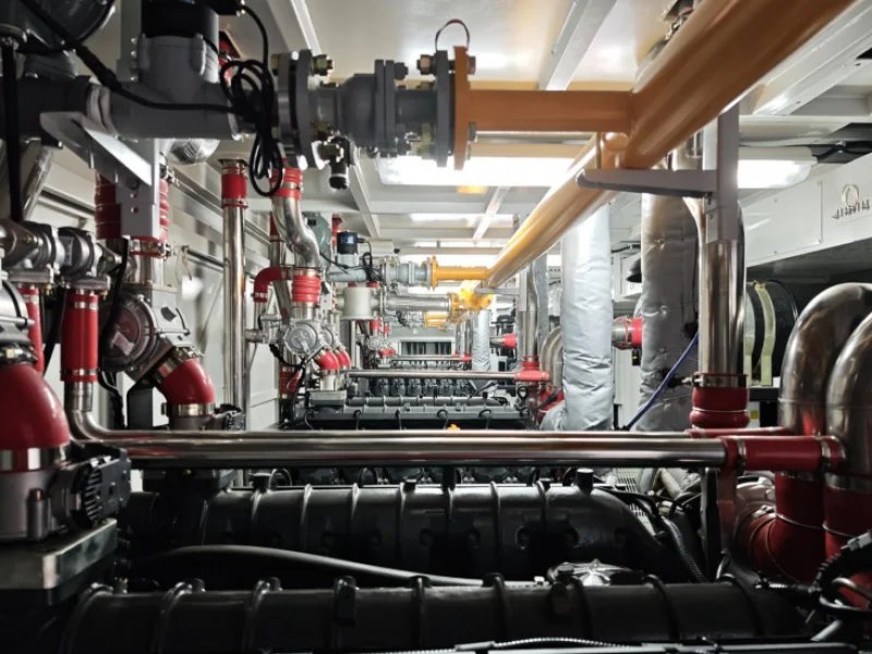 DEUTZ biogas generator 4 units parallel power plant installation