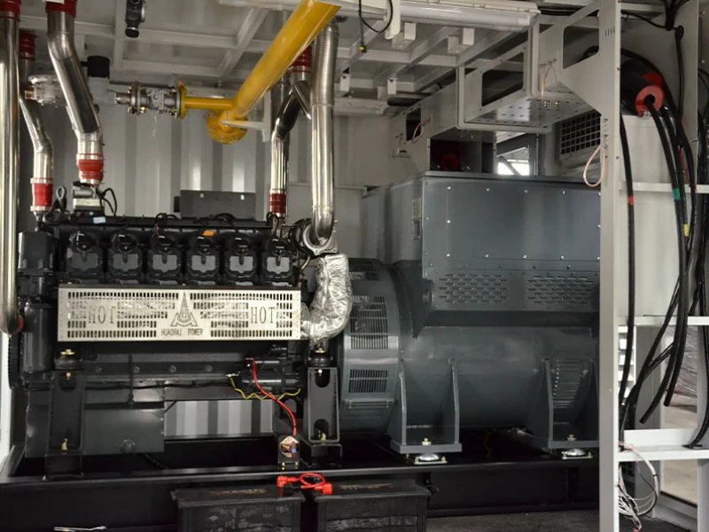 DEUTZ biogas generator 4 units parallel power plant installation