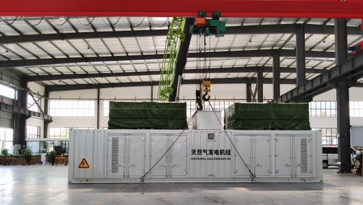 2MW Deutz gas gensets testing, packaging, and shipping.