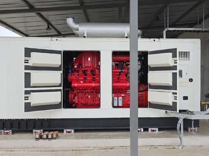 500kw Cummins Biogas generator power plant