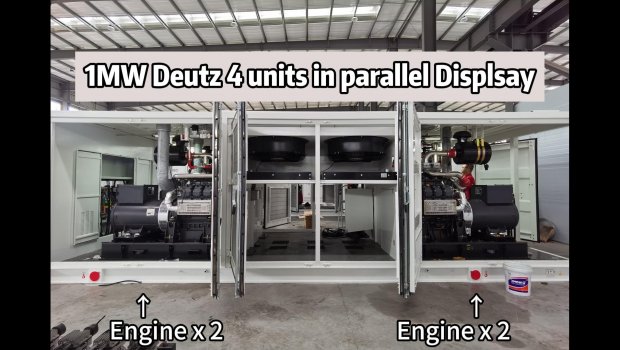 Deutz 1MW-4units in parallel gensets.