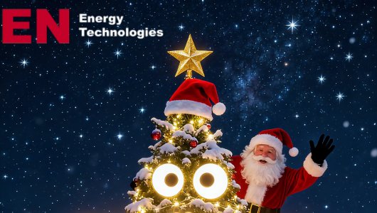 Christmas Starlight Illuminates the Night Sky, Reliable Power Protects Every Moment