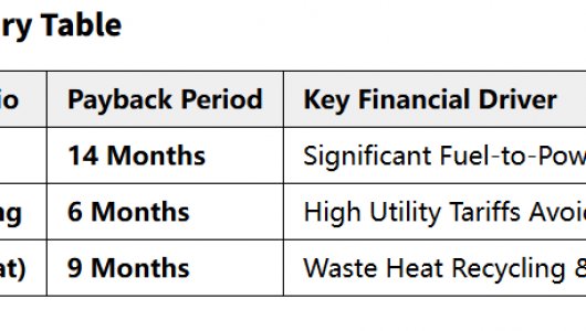 Investment Scenarios: 2MW Natural Gas Power Generation