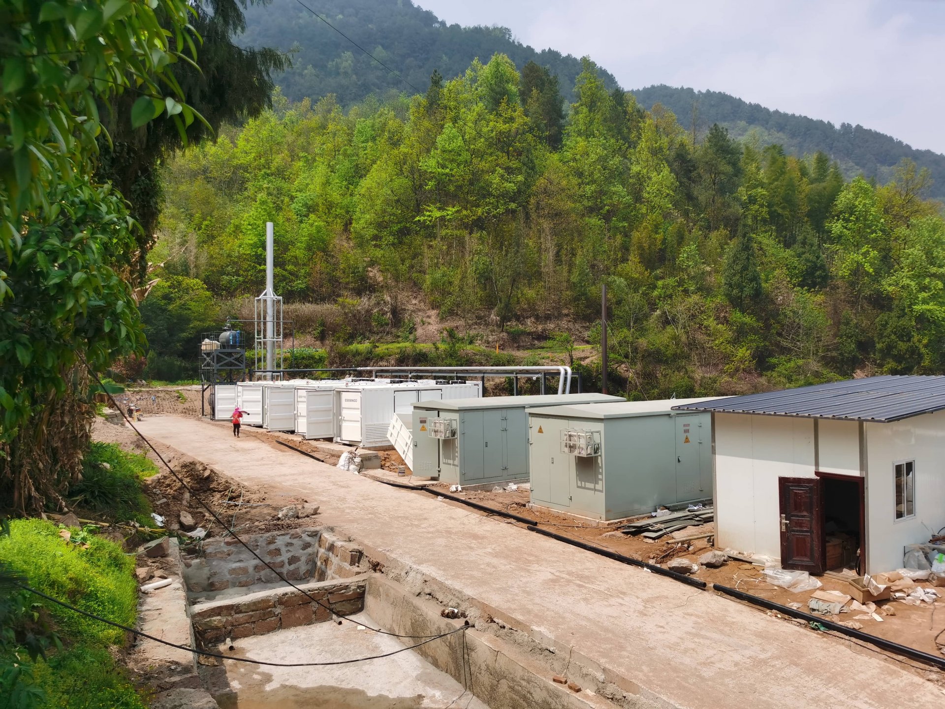 Gas gensets power station