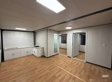 Eco-friendly container house with green insulation panels