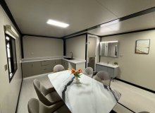 Eco-friendly container house with green insulation panels