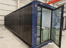 Hurricane-resistant container houses