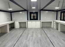 Hurricane-resistant container houses