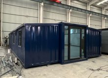 Hurricane-resistant container houses