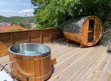 stainless steel ice bath tub with PU insulation cover