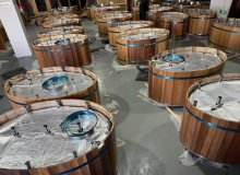 Canadian red cedar ice bath tub natural color