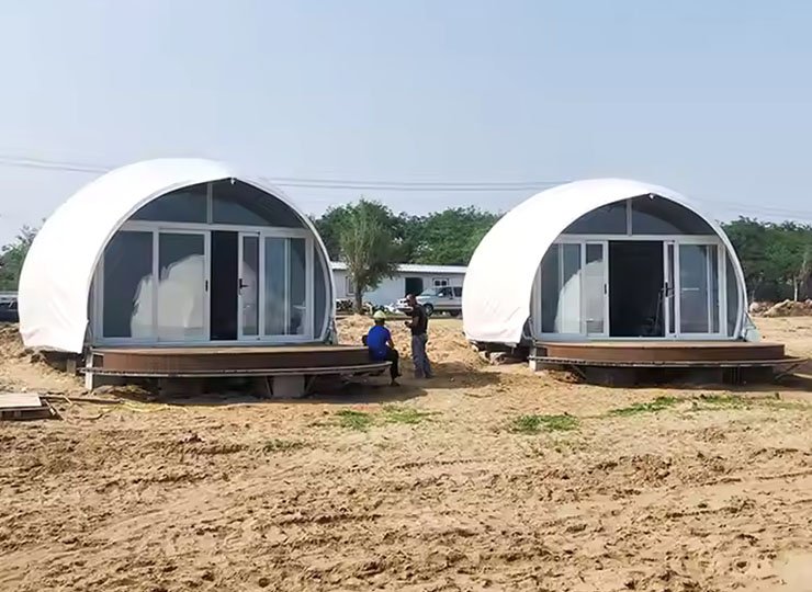 Waterproof outdoor shell type hotel tent