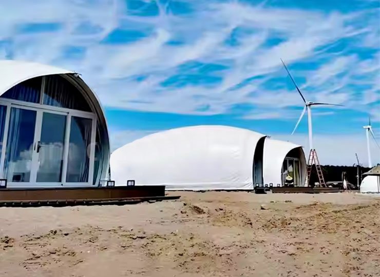 Luxury Shell Hotel Tent for Outdoor Use