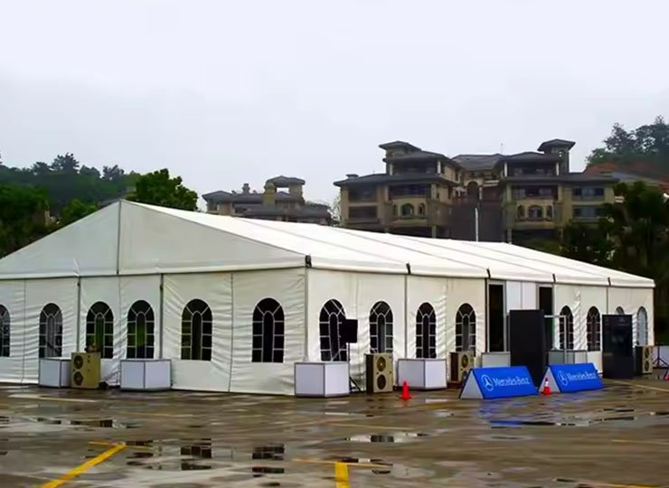 High quality aluminum alloy frame structure man-shaped tent