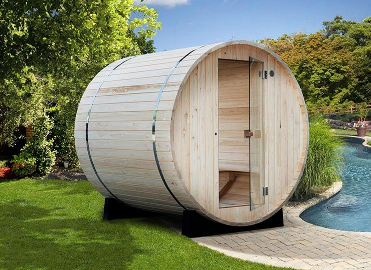 Barrel sauna