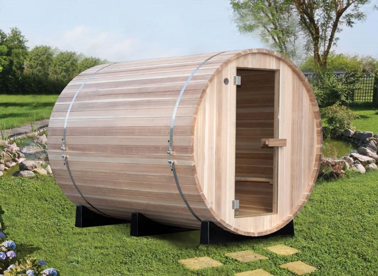 Barrel sauna