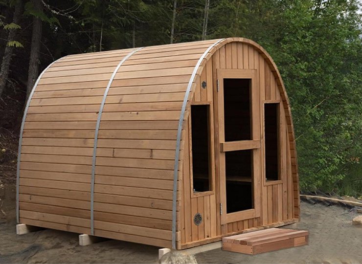 Barrel sauna
