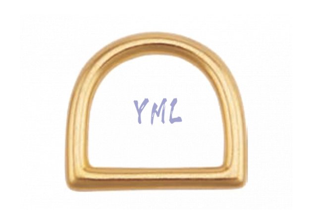BR02 452B Brass D-Ring