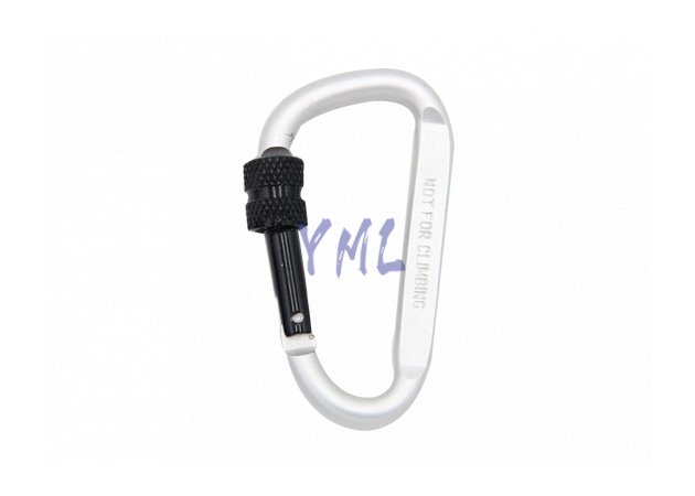 AH08 Aluminium Snap Hook Flat D Type With Screw