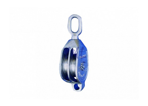 BL28 Galvanized Malleable Iron Block Double Sheave with Eye