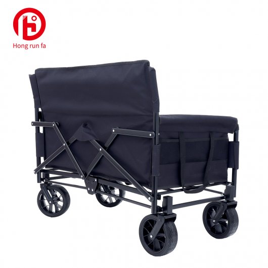 3-in-1 folding wagon camping cart with seating function FW7011